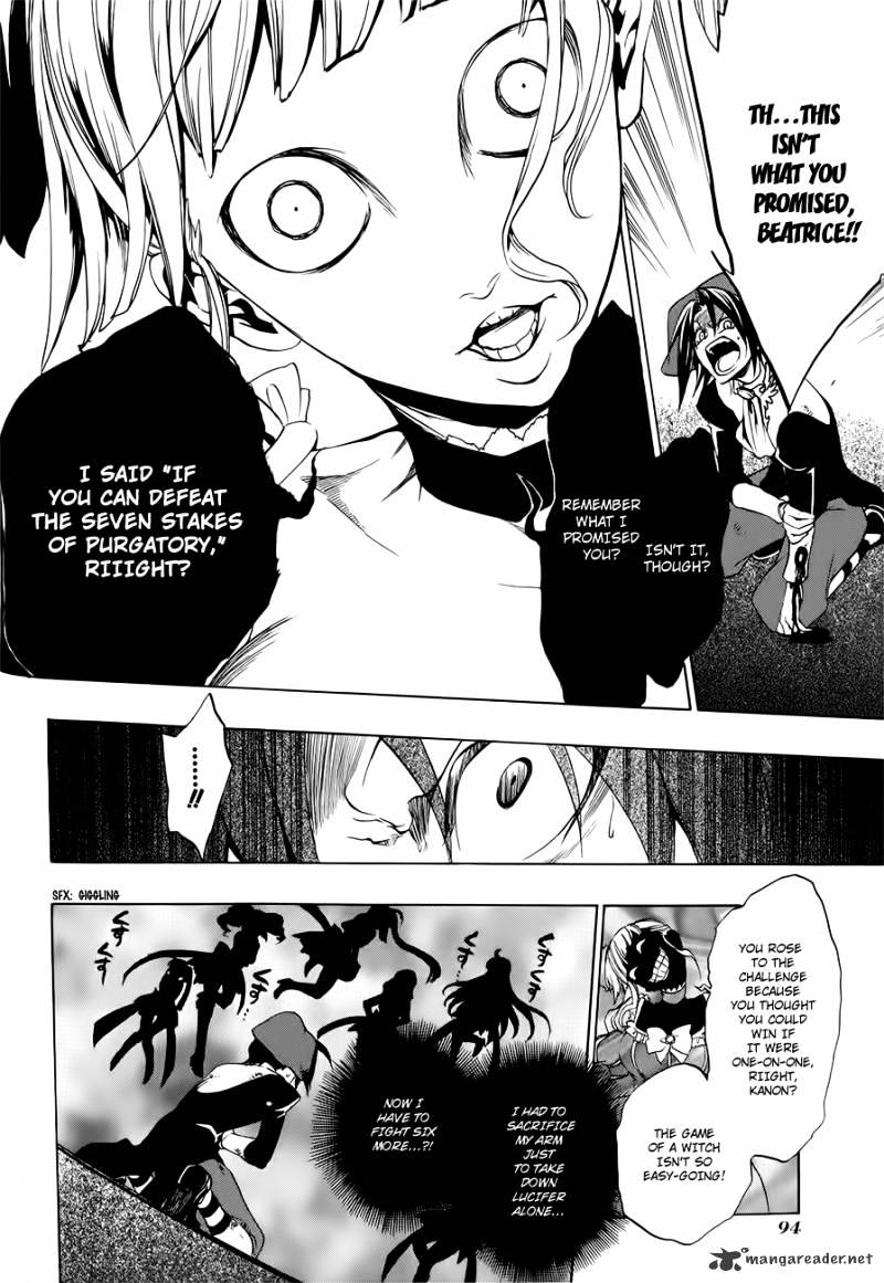 Umineko no Naku Koro ni Episode 3 Chapter 7 page 29 - Chapter 7 : Furniture Vs Seven Stakes