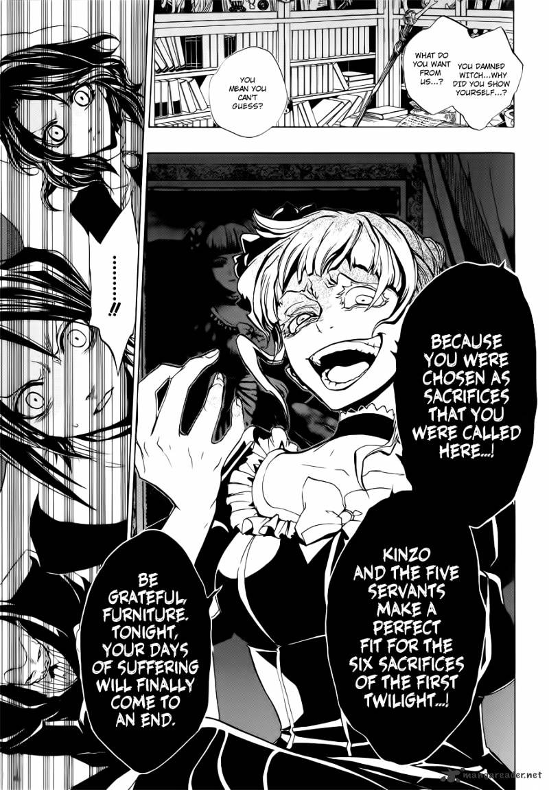 Umineko no Naku Koro ni Episode 3 Chapter 7 page 9 - Chapter 7 : Furniture Vs Seven Stakes
