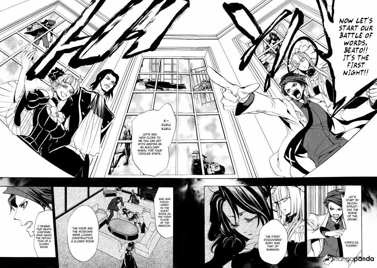 Umineko no Naku Koro ni Episode 3 Chapter 9 page 14 - Chapter 9 : Conditions for Victory