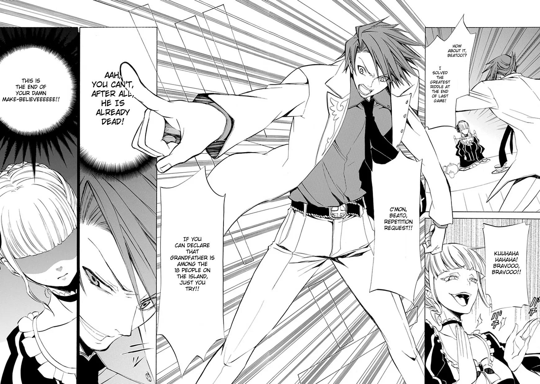 Umineko no Naku Koro ni Episode 4: Alliance of the Golden Witch Chapter 10 page 29 - Chapter 10: Raising the Curtains
