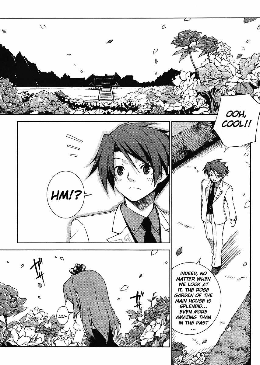 Umineko no Naku Koro ni Episode X Chapter 1.2 page 21 - Chapter 1 v2 : The One Called by the Witch