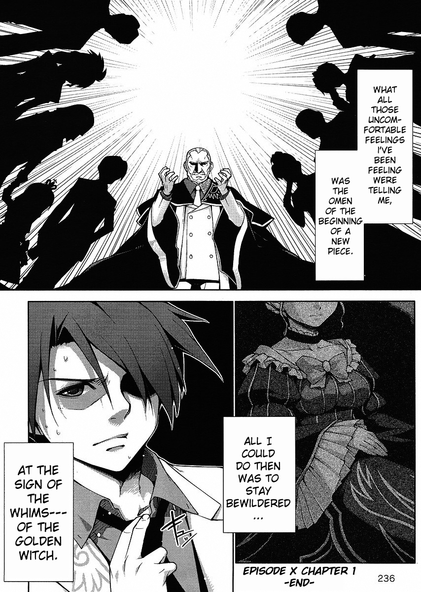 Umineko no Naku Koro ni Episode X Chapter 1.2 page 28 - Chapter 1 v2 : The One Called by the Witch