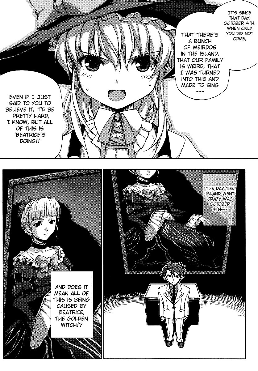Umineko no Naku Koro ni Episode X Chapter 3.2 page 19 - Chapter 3 v2 : Manipulated By The Witch