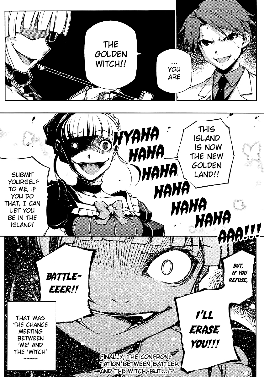 Umineko no Naku Koro ni Episode X Chapter 4.2 page 23 - Chapter 4 v2 : Witch's Sign