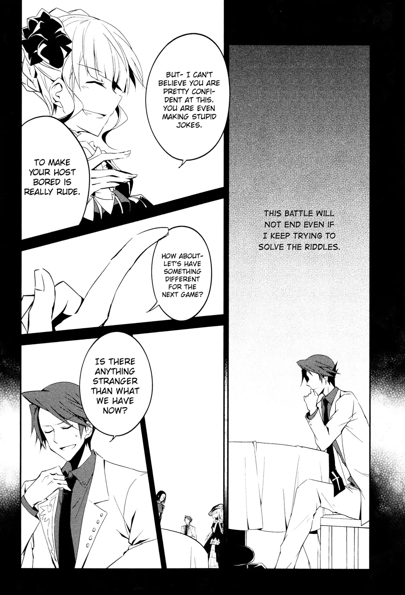 Umineko no Naku Koro ni Shi: Forgery of the Purple Logic Chapter 1 page 12 - Chapter 1