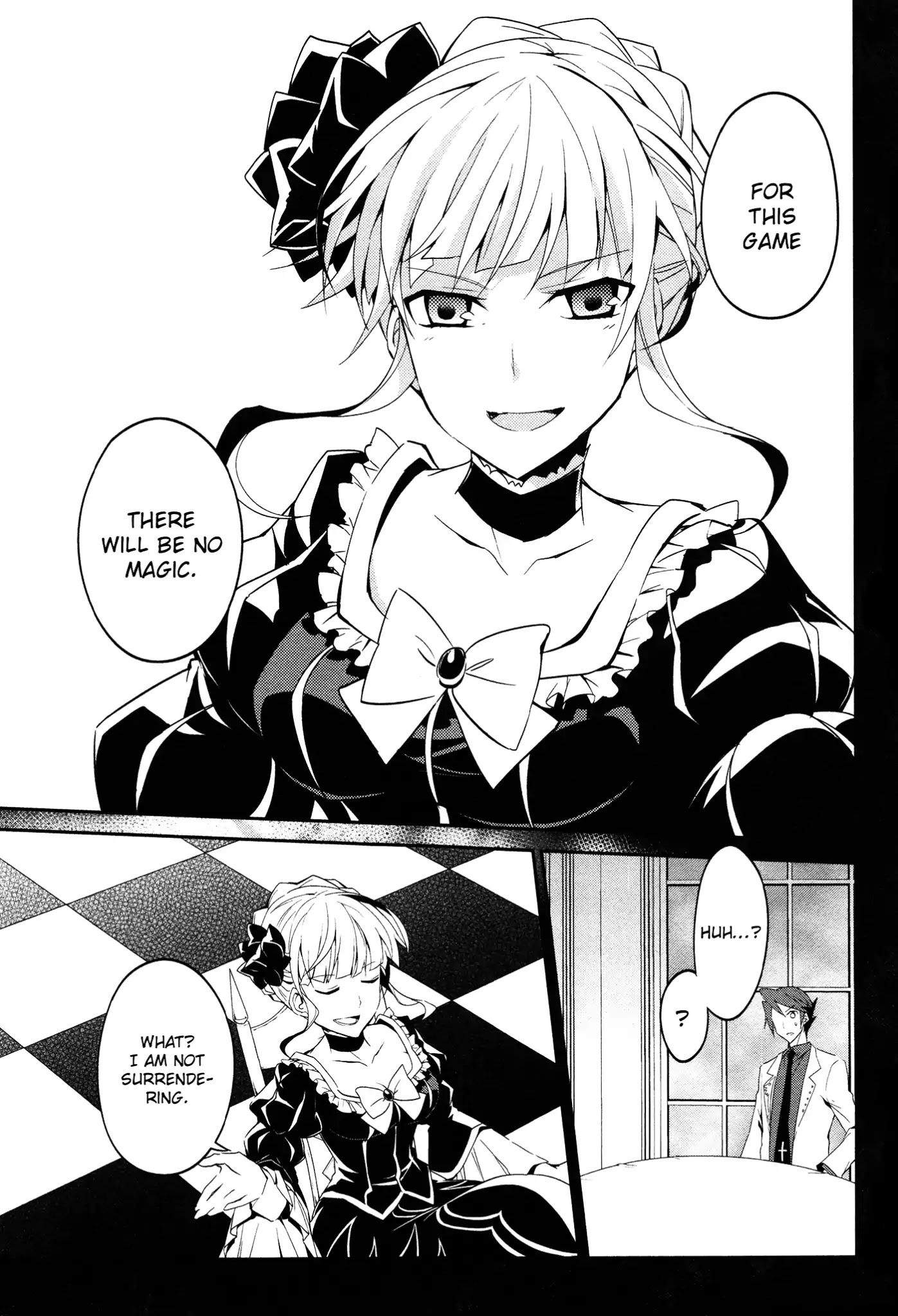 Umineko no Naku Koro ni Shi: Forgery of the Purple Logic Chapter 1 page 13 - Chapter 1