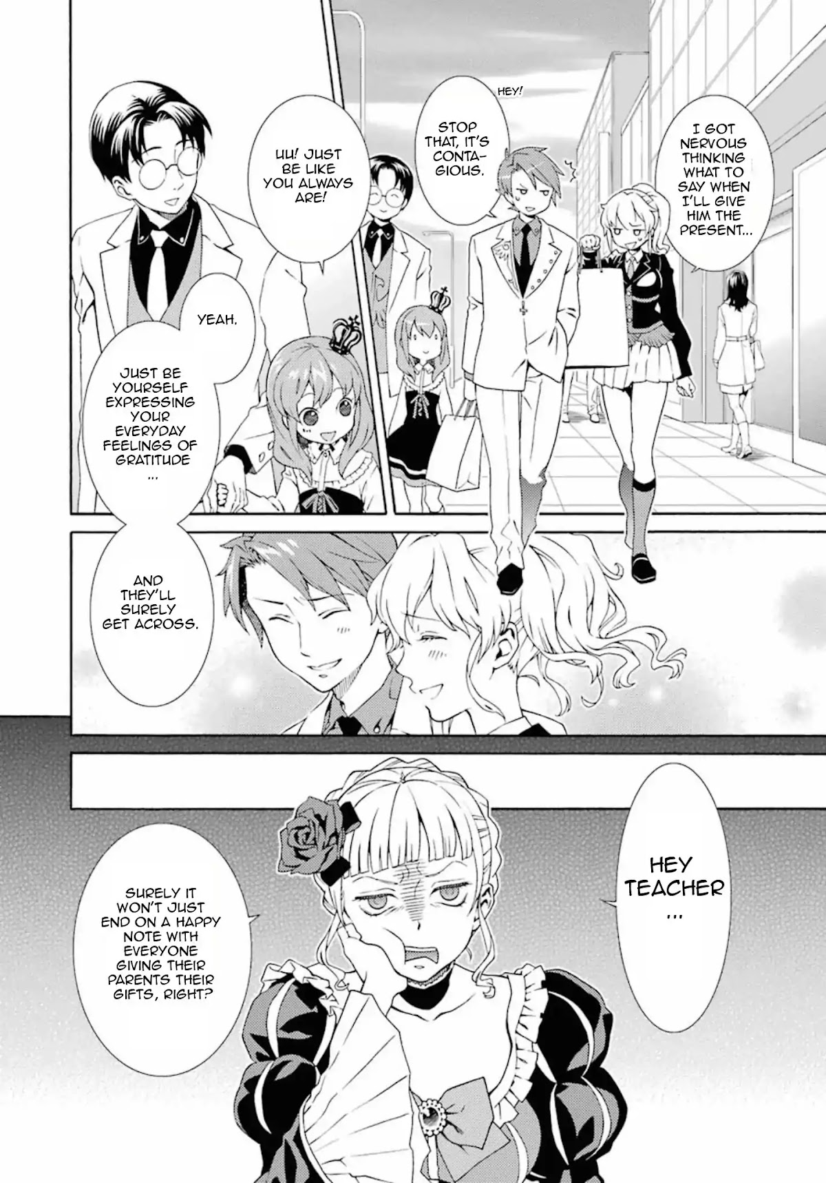 Umineko no Naku Koro ni Tsubasa Chapter 3 page 10 - Chapter 3: Labor Thanksgiving day gifts