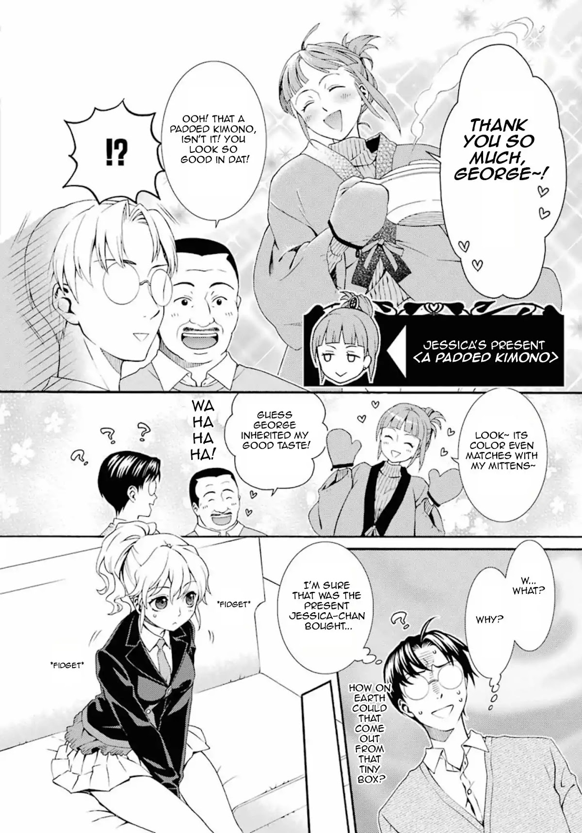 Umineko no Naku Koro ni Tsubasa Chapter 3 page 16 - Chapter 3: Labor Thanksgiving day gifts