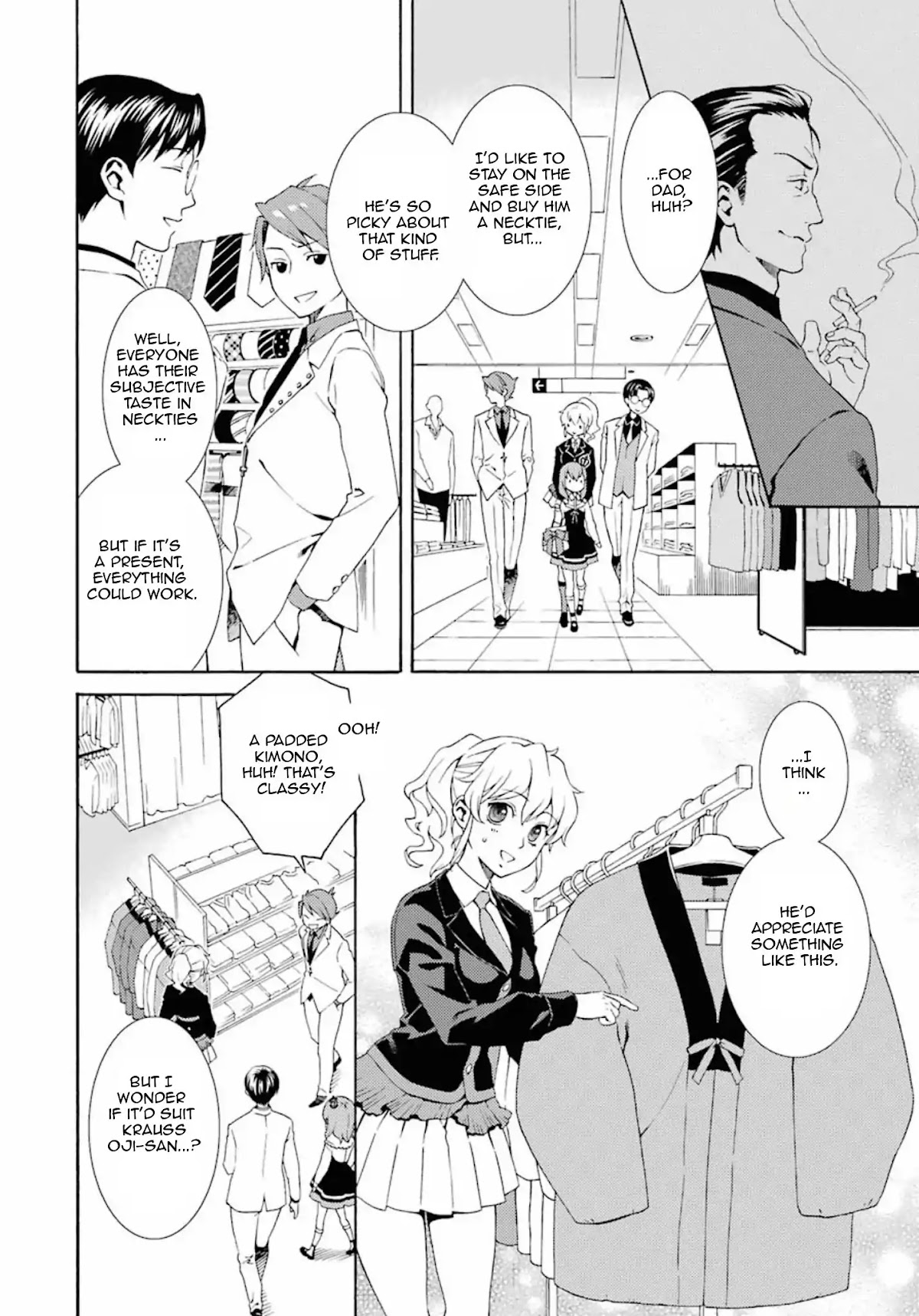 Umineko no Naku Koro ni Tsubasa Chapter 3 page 6 - Chapter 3: Labor Thanksgiving day gifts