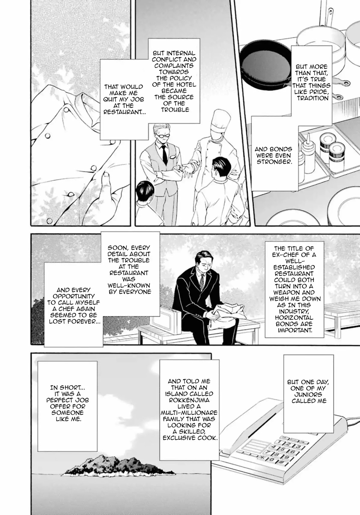 Umineko no Naku Koro ni Tsubasa Chapter 4 page 2 - Chapter 4: Notes From a Certain Chef