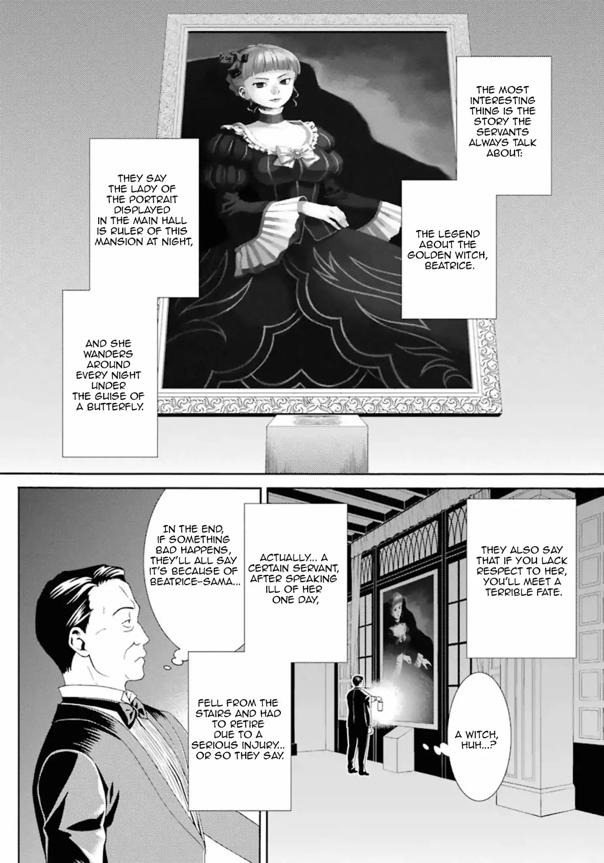 Umineko no Naku Koro ni Tsubasa Chapter 4 page 4 - Chapter 4: Notes From a Certain Chef