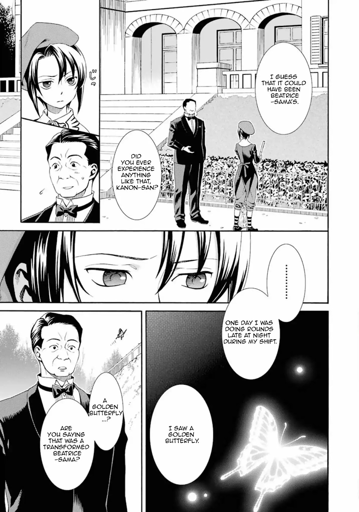 Umineko no Naku Koro ni Tsubasa Chapter 4 page 9 - Chapter 4: Notes From a Certain Chef