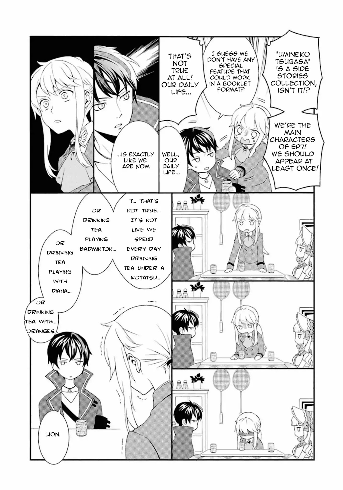 Umineko no Naku Koro ni Tsubasa Chapter 5.5 page 3 - Chapter 5.5: Extra