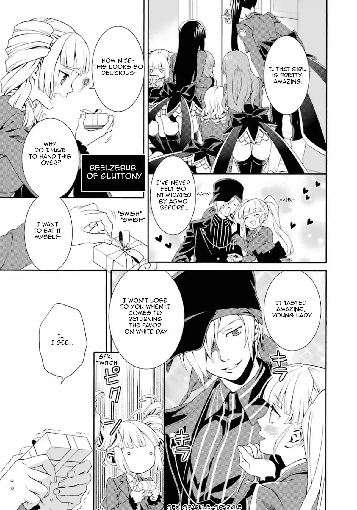 Umineko no Naku Koro ni Tsubasa Chapter 6 page 12 - Chapter 6: The Seven Sister's Valentine