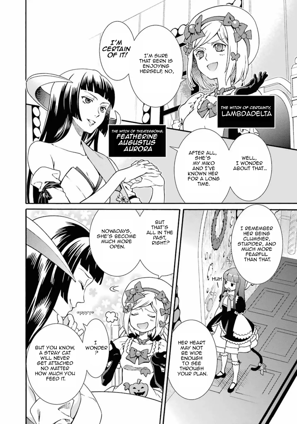 Umineko no Naku Koro ni Tsubasa Chapter 9 page 10 - Chapter 9: Whose Tea Party?