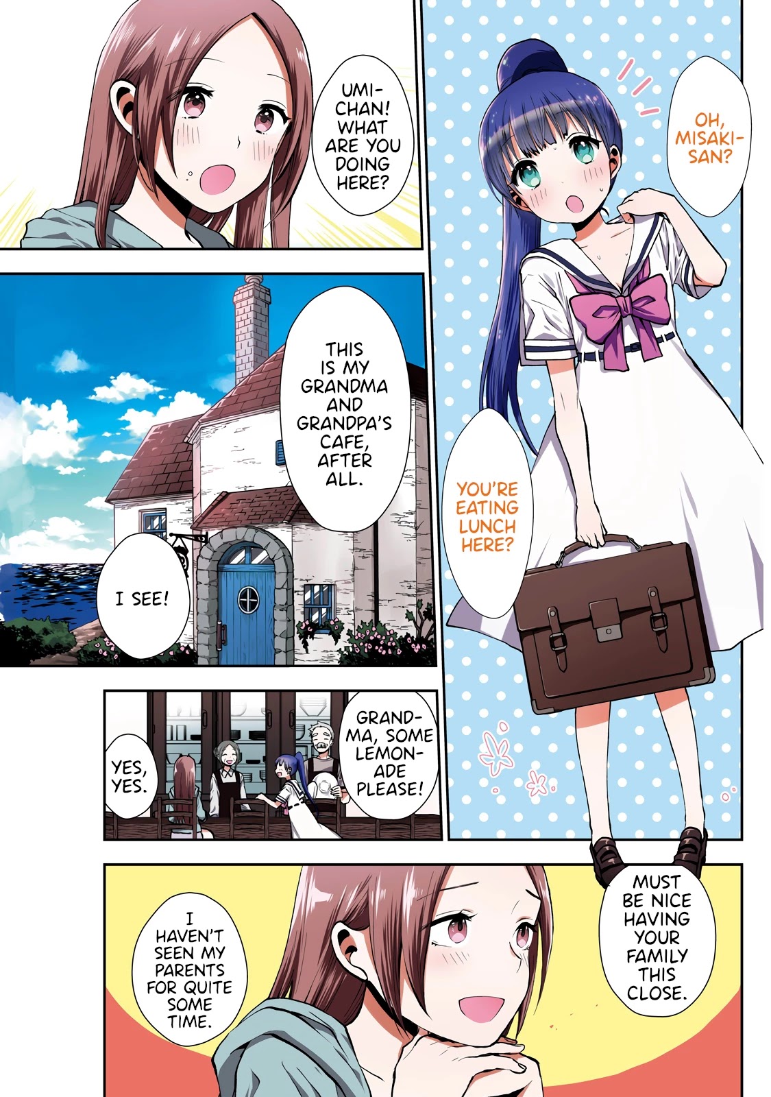 Umisaki Lilac Chapter 11 page 3 - Chapter 11: Past and Love Talk