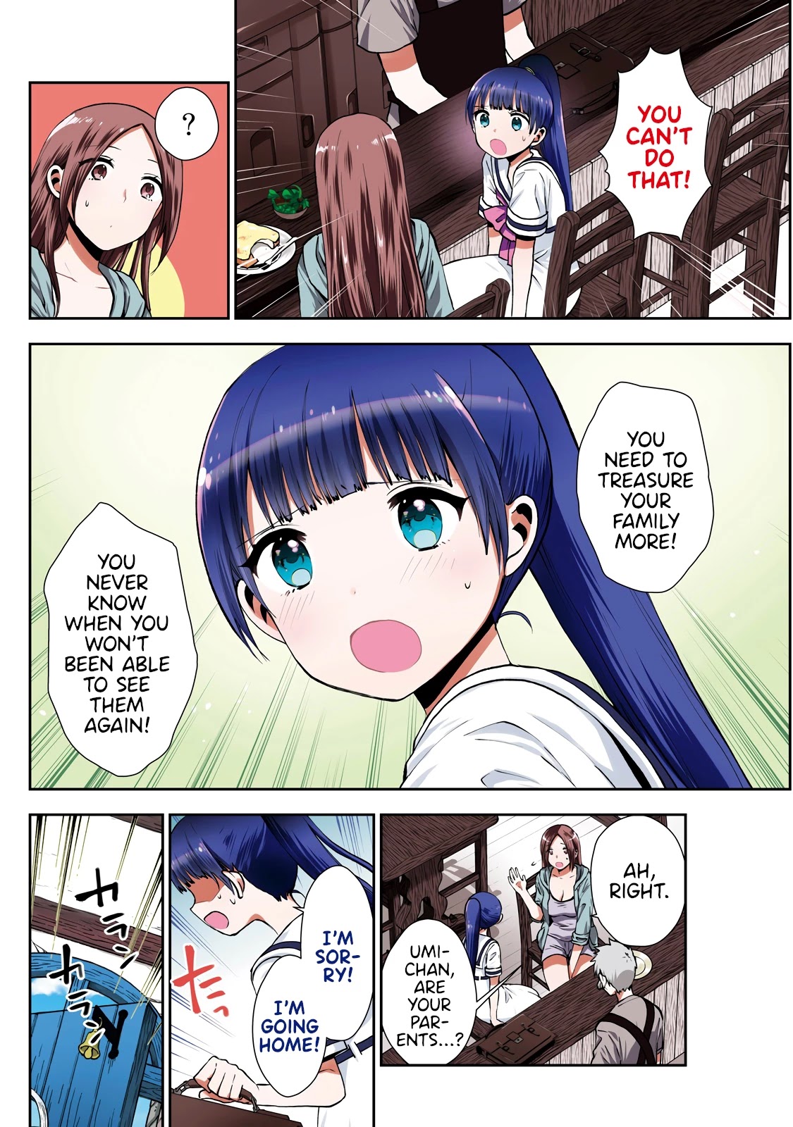 Umisaki Lilac Chapter 11 page 4 - Chapter 11: Past and Love Talk