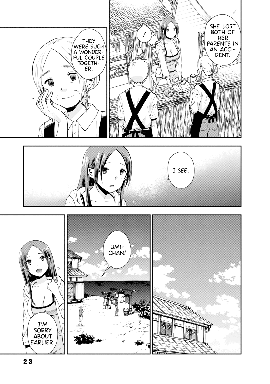 Umisaki Lilac Chapter 11 page 5 - Chapter 11: Past and Love Talk