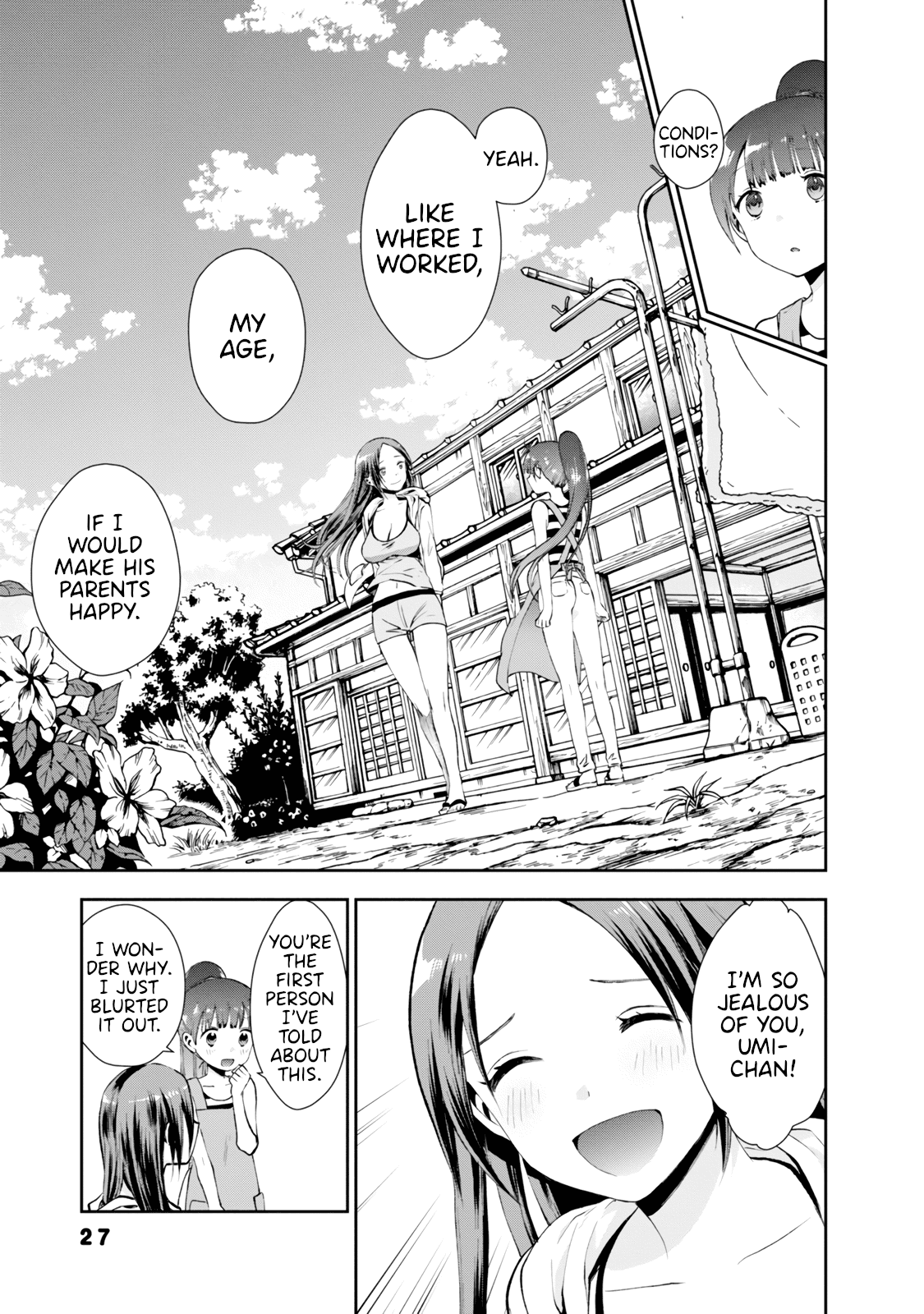 Umisaki Lilac Chapter 11 page 9 - Chapter 11: Past and Love Talk