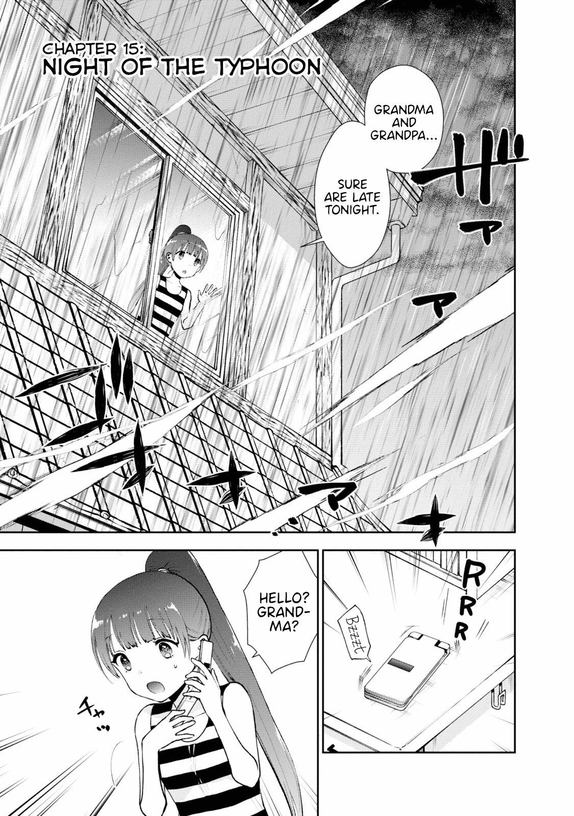 Umisaki Lilac Chapter 15 page 1 - Chapter 15: Night of the Typhoon