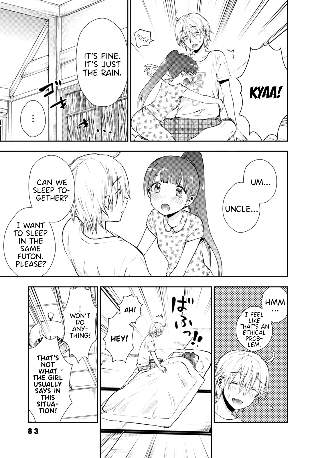 Umisaki Lilac Chapter 15 page 9 - Chapter 15: Night of the Typhoon