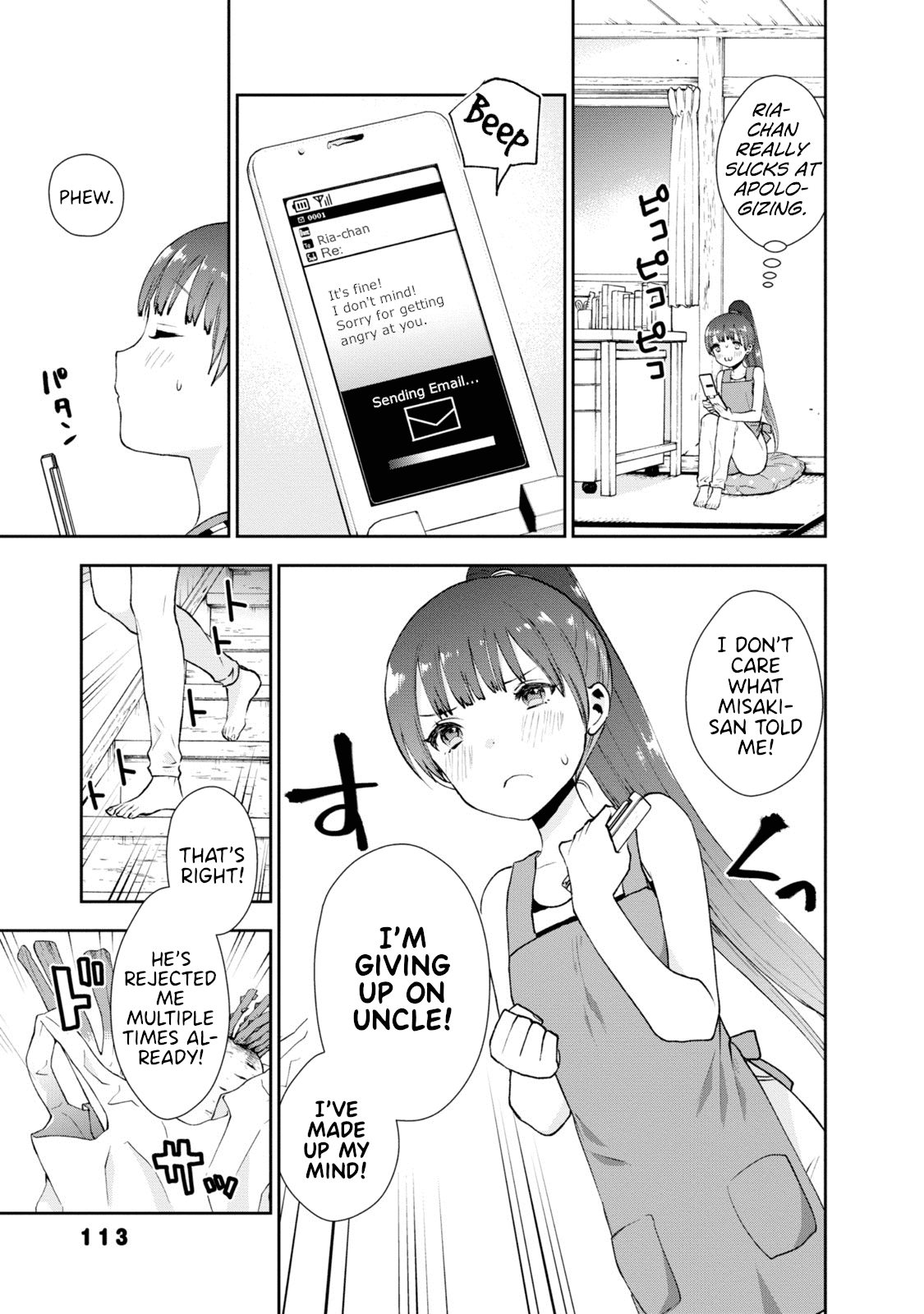 Umisaki Lilac Chapter 17 page 9 - Chapter 17: I'm Totally Over You, Okay?!