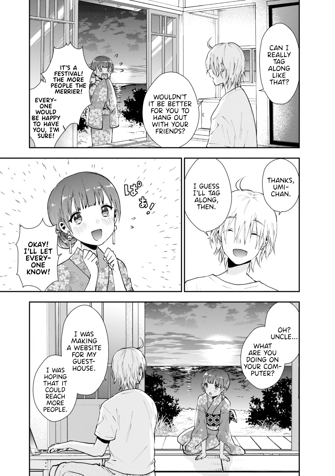 Umisaki Lilac Chapter 18 page 3 - Chapter 18: Night of the Festival