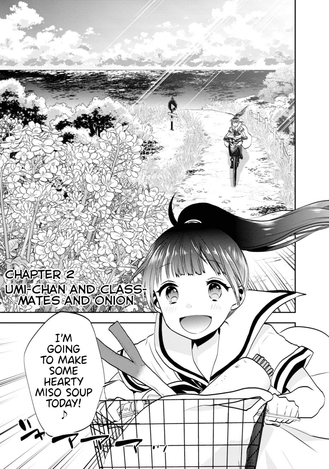 Umisaki Lilac Chapter 2 page 1 - Chapter 2: Umi-chan and Classmates and Onion