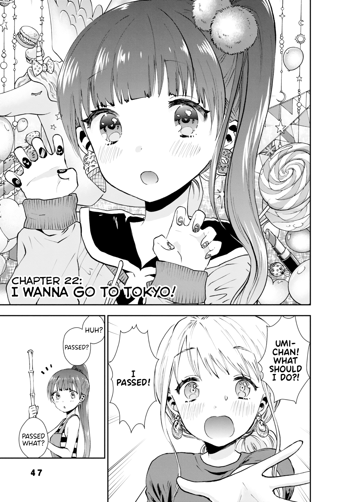 Umisaki Lilac Chapter 22 page 1 - Chapter 22: I Wanna Go to Tokyo!