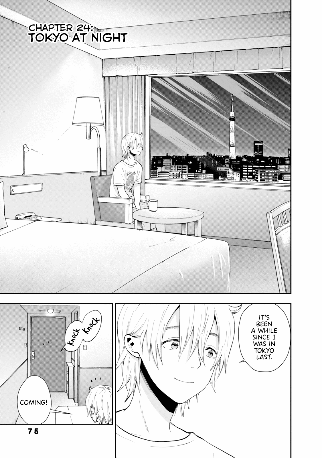 Umisaki Lilac Chapter 24 page 1 - Chapter 24: Tokyo at Night