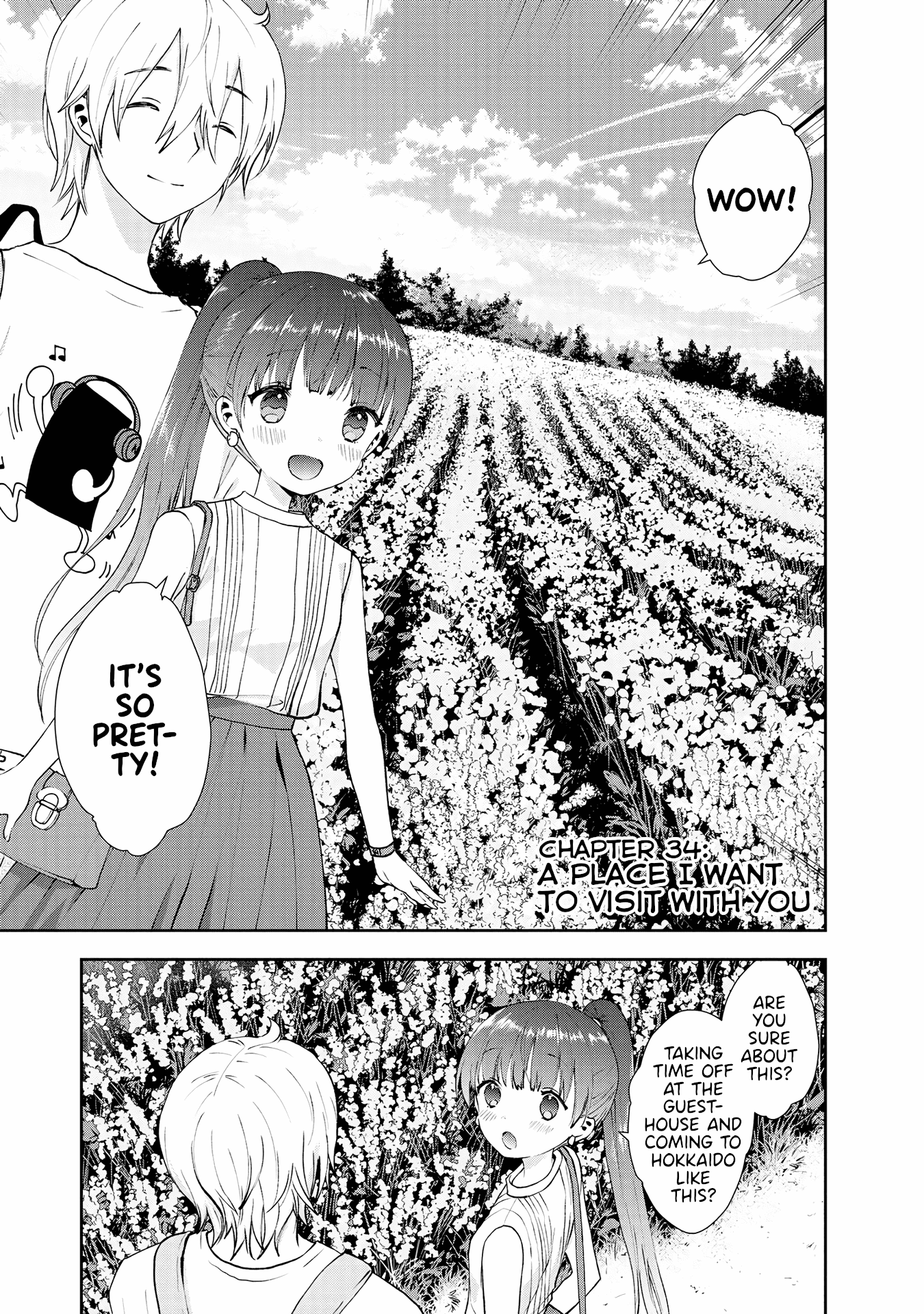Umisaki Lilac Chapter 34 page 1 - Chapter 34: A Place I Want to Visit With You