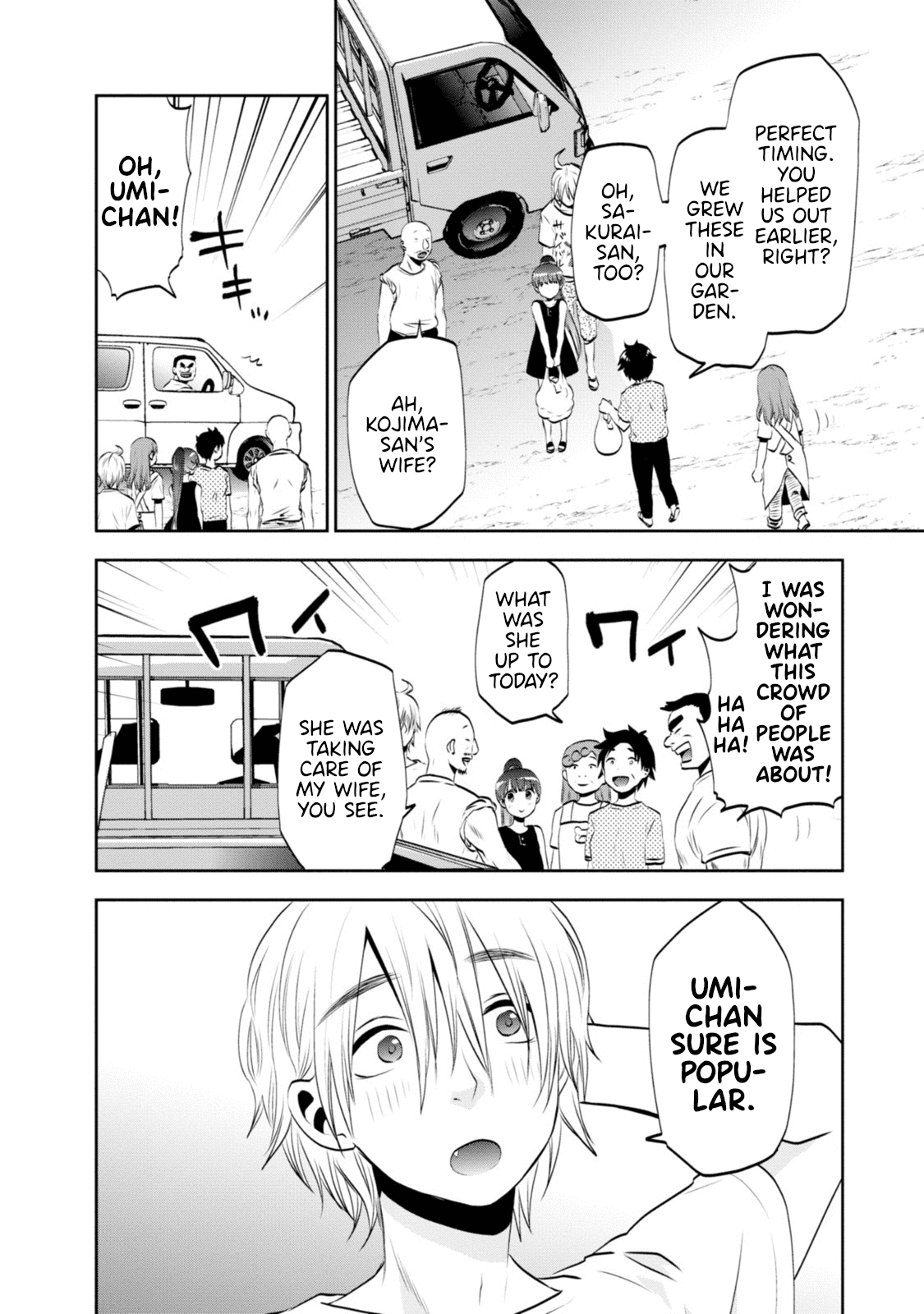 Umisaki Lilac Chapter 5 page 10 - Chapter 5: Everyone from the Island and Umi and Uncle