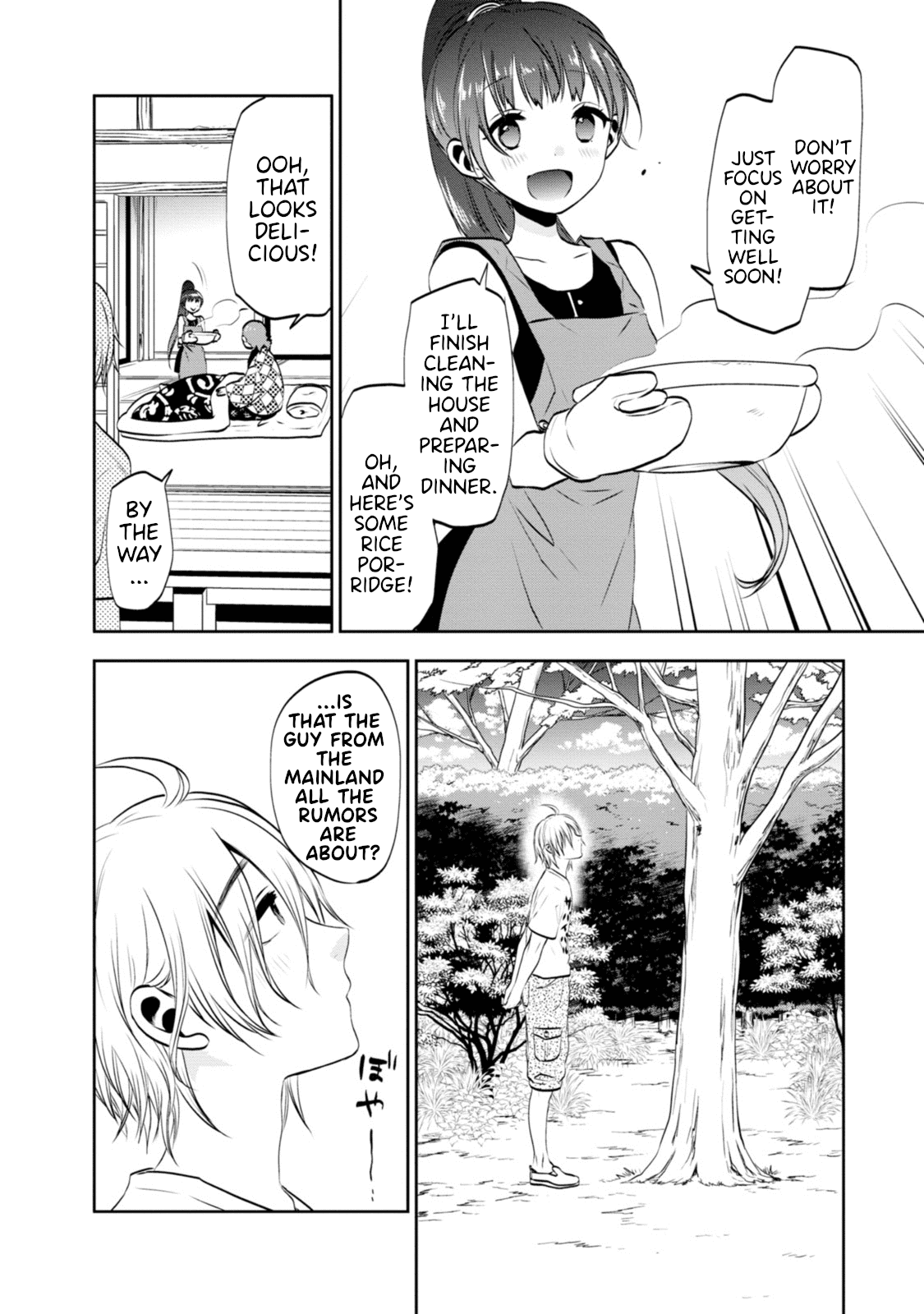 Umisaki Lilac Chapter 5 page 6 - Chapter 5: Everyone from the Island and Umi and Uncle