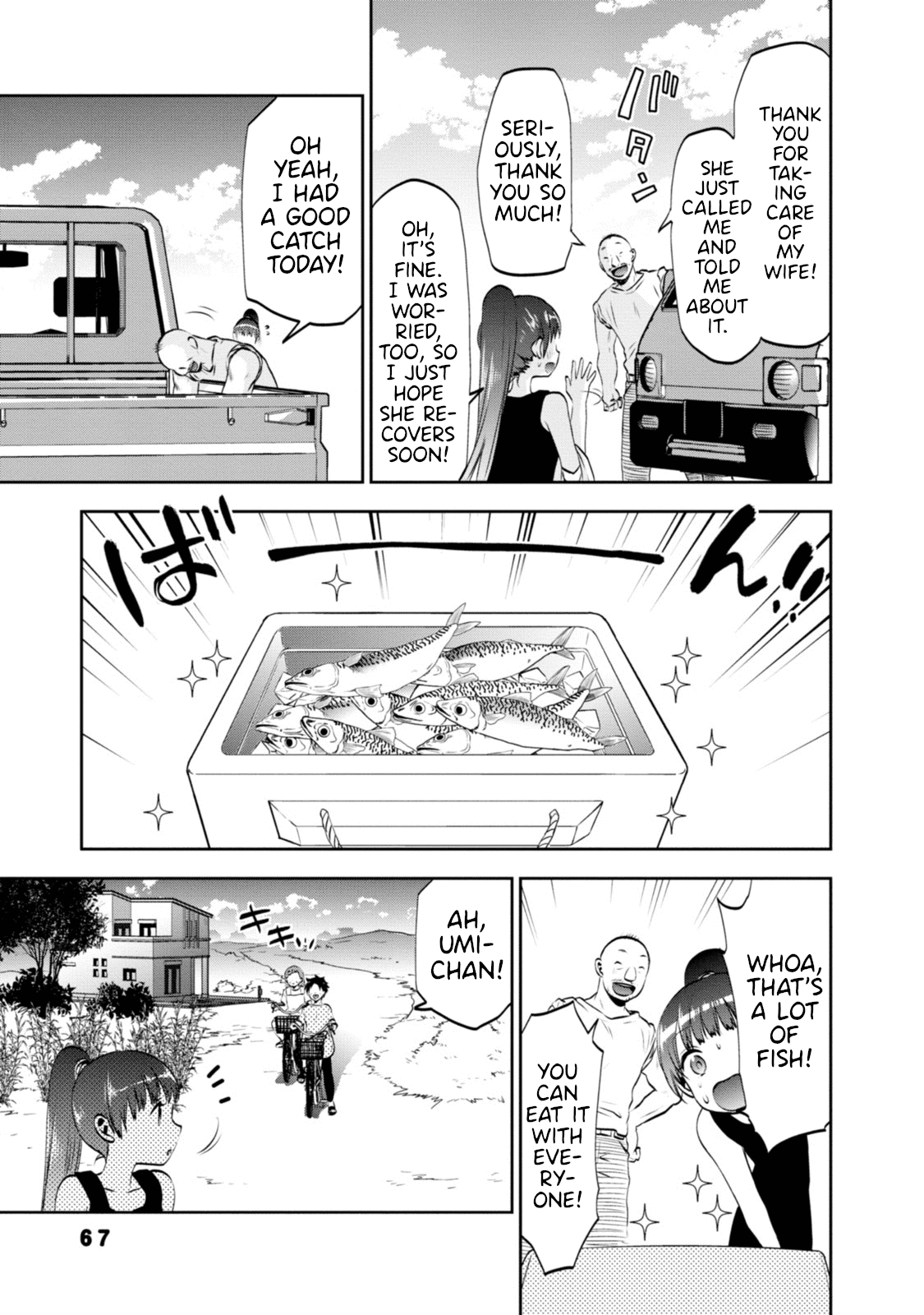 Umisaki Lilac Chapter 5 page 9 - Chapter 5: Everyone from the Island and Umi and Uncle