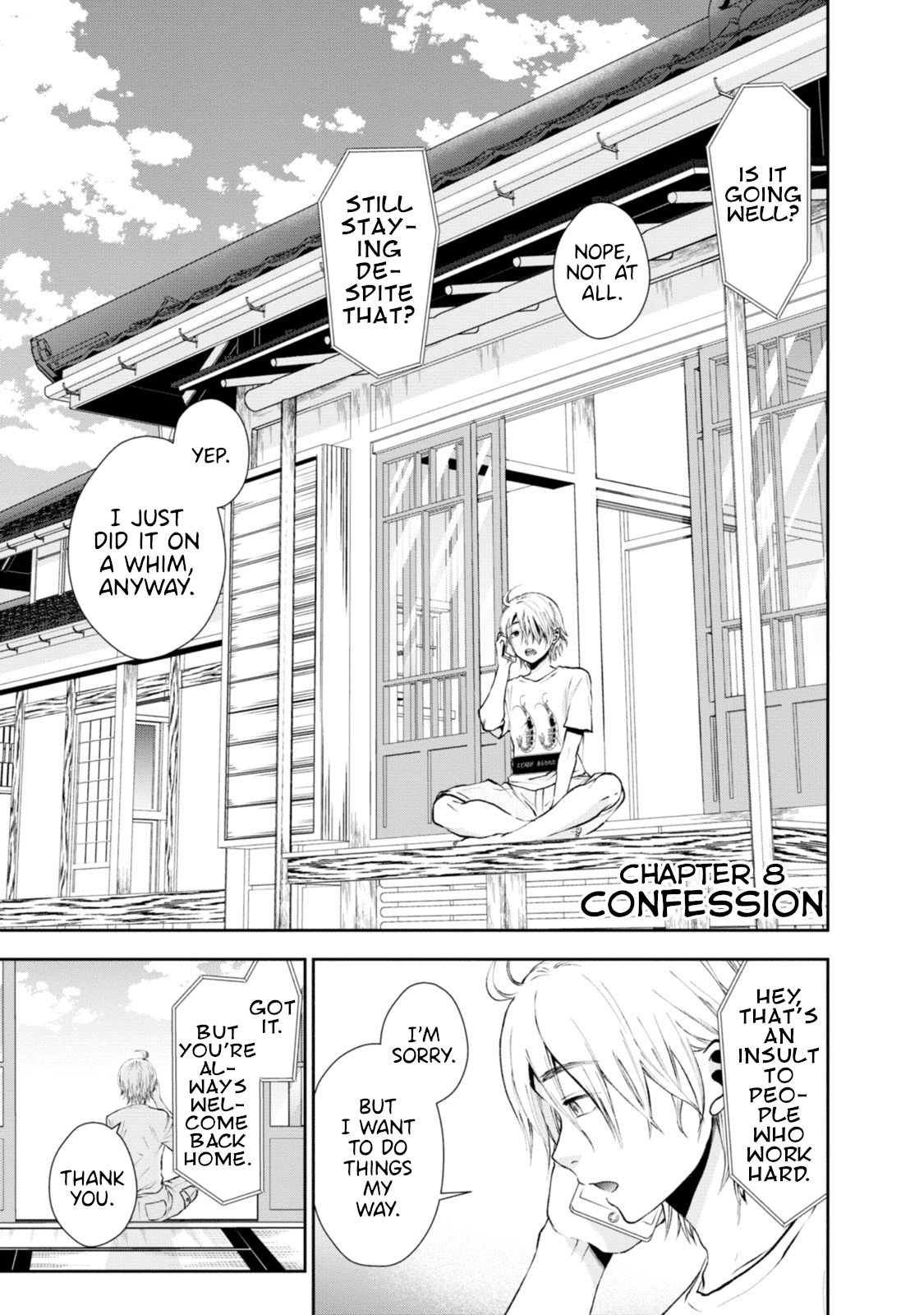 Umisaki Lilac Chapter 8 page 1 - Chapter 8: Confession