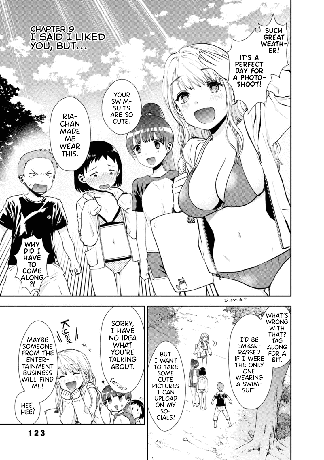 Umisaki Lilac Chapter 9 page 1 - Chapter 9: I Said I Liked You, But...
