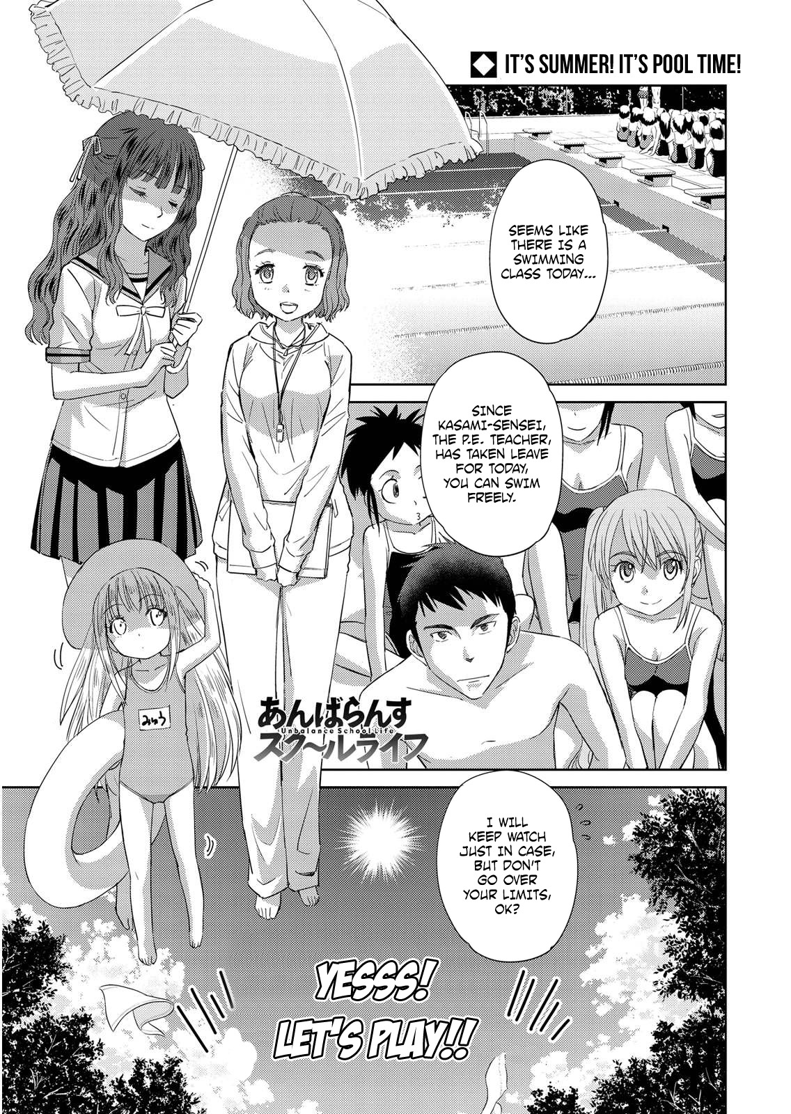 Unbalance School Life Chapter 11 page 1 - Chapter 11: Exciting Swimming Class