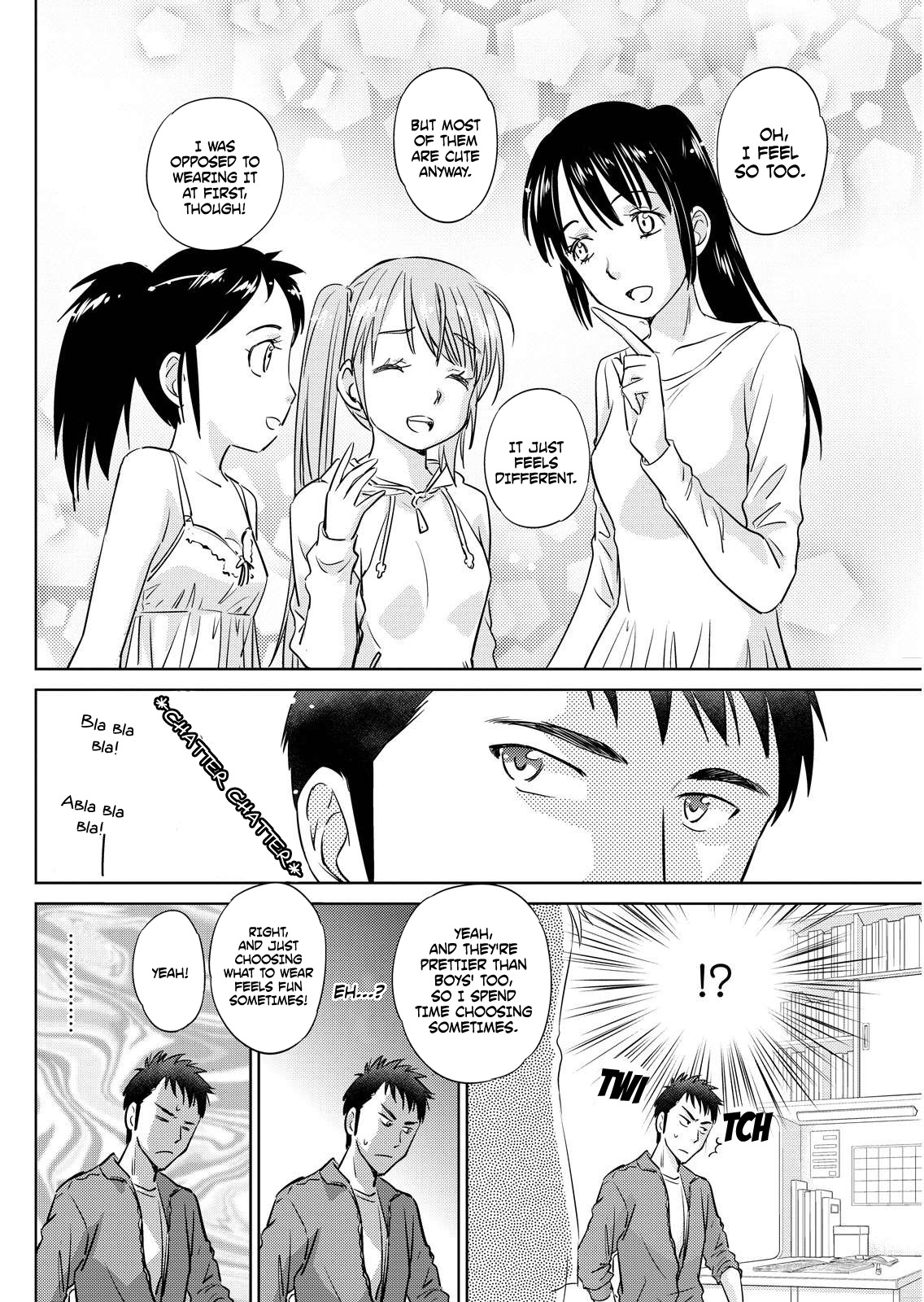 Unbalance School Life Chapter 4 page 14 - Chapter 4: Because she was once a man