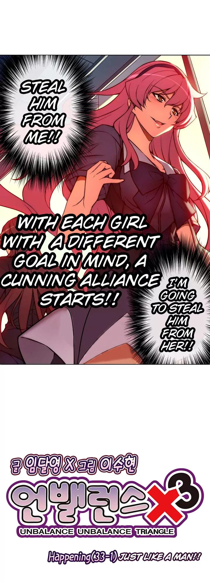 Unbalance x 3 Chapter 33.1 page 6 - Chapter 33.1: Happening (33.1) Just like a man!!(1)