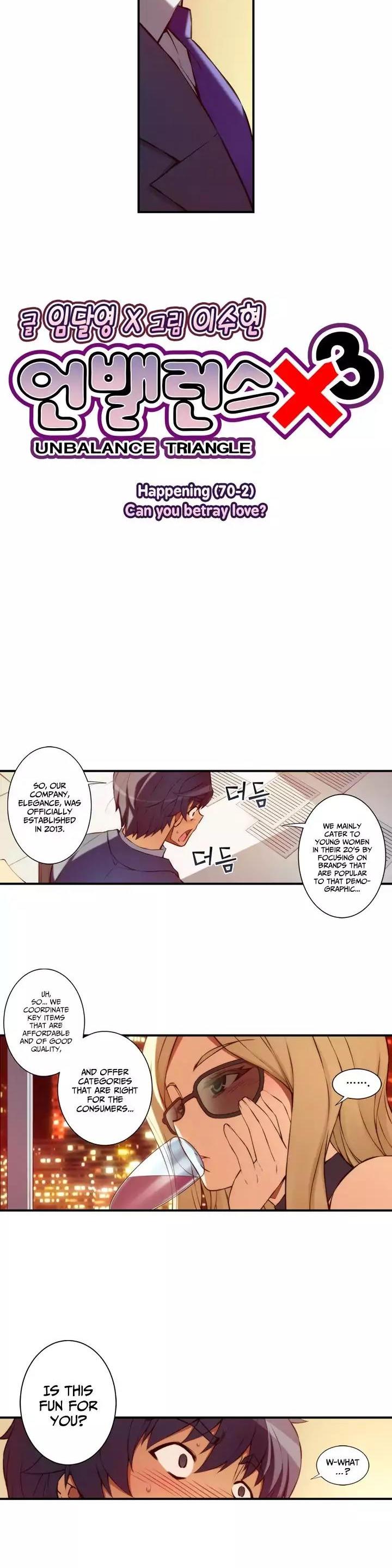 Unbalance x 3 Chapter 70.2 page 5 - Chapter 70.2: Happening (70.2) Can You Betray Love?
