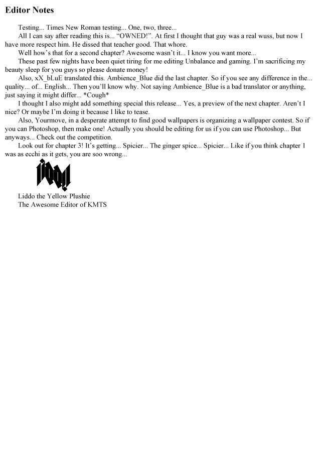 Unbalance X Unbalance Chapter 2 page 26 - Chapter 2