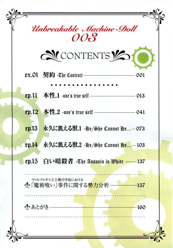 Unbreakable Machine Doll. Chapter 10.5 page 8 - Chapter 10.5 : Special - The Contract