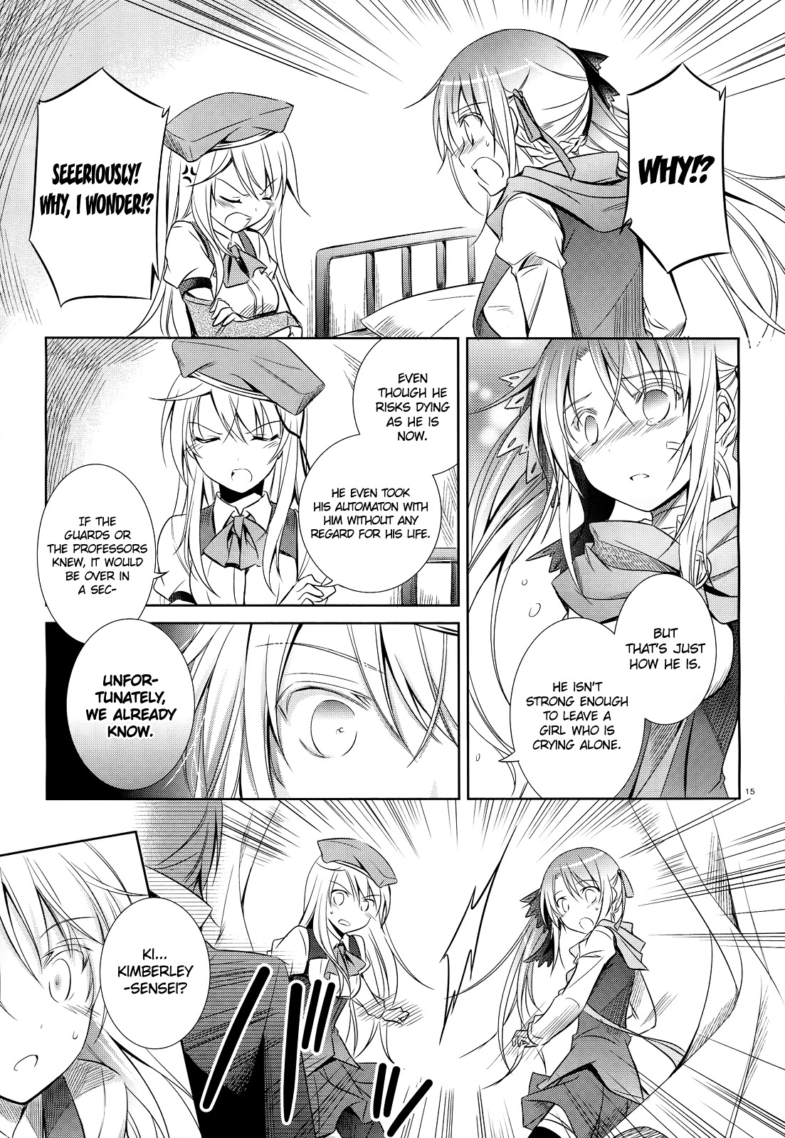 Unbreakable Machine Doll. Chapter 27.2 page 14 - Chapter 27 v2 : ep.27 - The ''Sword angel'' dances on a palm. 1