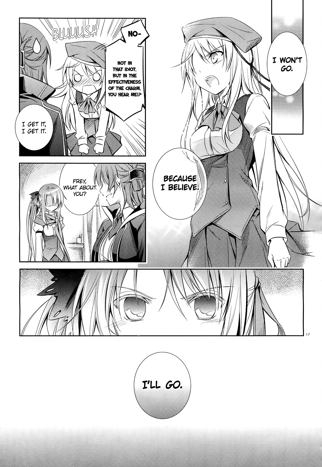 Unbreakable Machine Doll. Chapter 27.2 page 16 - Chapter 27 v2 : ep.27 - The ''Sword angel'' dances on a palm. 1