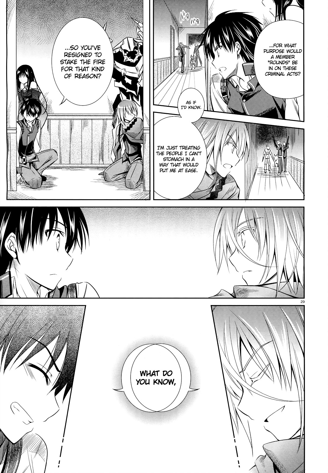 Unbreakable Machine Doll. Chapter 27.2 page 28 - Chapter 27 v2 : ep.27 - The ''Sword angel'' dances on a palm. 1