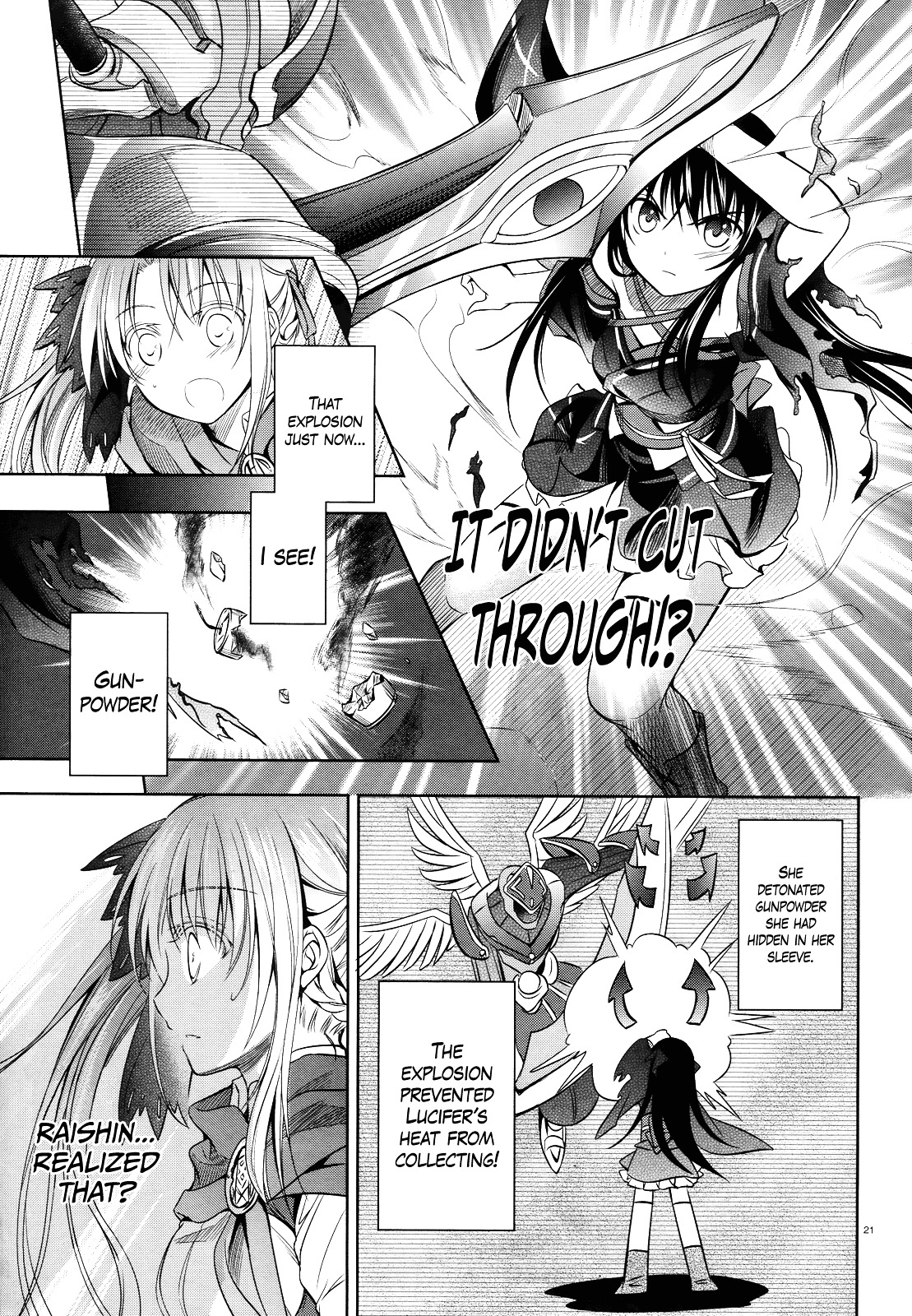 Unbreakable Machine Doll. Chapter 29.2 page 21 - Chapter 29 v2 : ep.29 - The ''Sword angel'' dances on a palm. 3