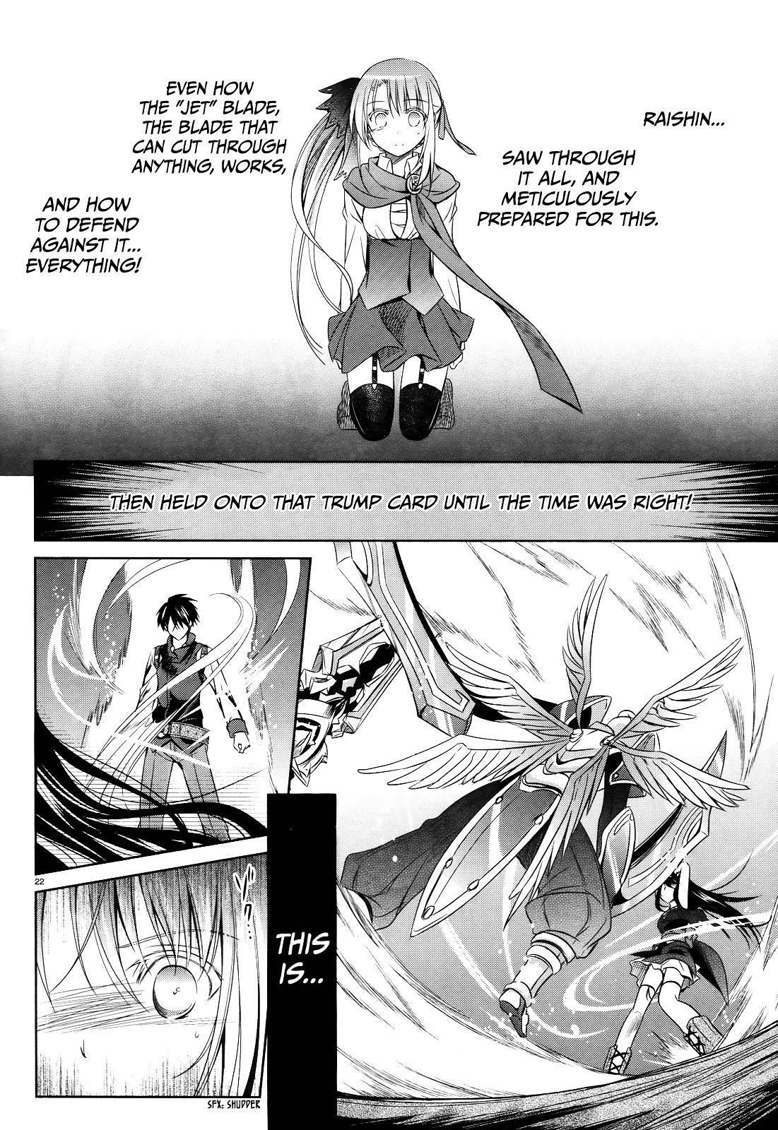 Unbreakable Machine Doll. Chapter 29.2 page 22 - Chapter 29 v2 : ep.29 - The ''Sword angel'' dances on a palm. 3