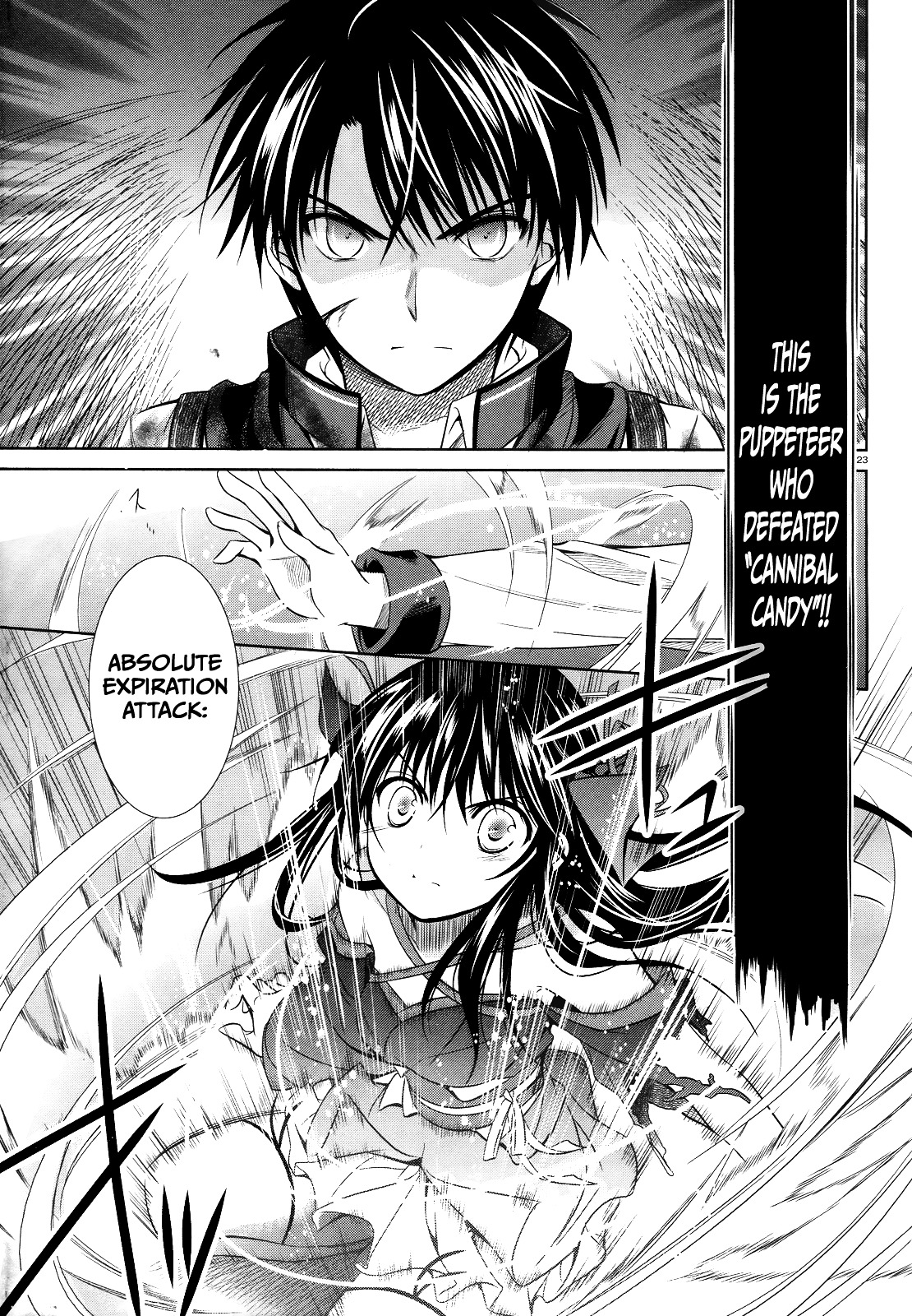 Unbreakable Machine Doll. Chapter 29.2 page 23 - Chapter 29 v2 : ep.29 - The ''Sword angel'' dances on a palm. 3
