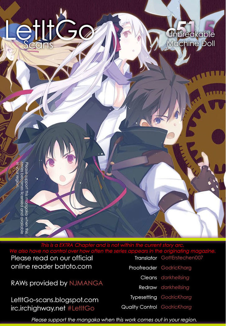 Unbreakable Machine Doll. Chapter 51.5 page 1 - Chapter 51.5 : "Extra Story"