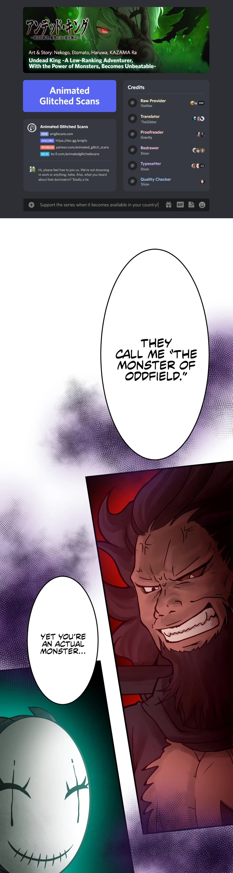 Undead King ~A Low-Ranking Adventurer, With the Power of Monsters, Becomes Unbeatable~ Chapter 34 page 1 - Chapter 34